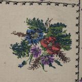 Original Needlepoint Handmade Decorative French Aubusson Carpet 5'6'' x 7'10''