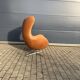 Original Fritz Hansen Egg chair from 1983 in perfect condition, new!! Rustic Cognac Camel Leather
