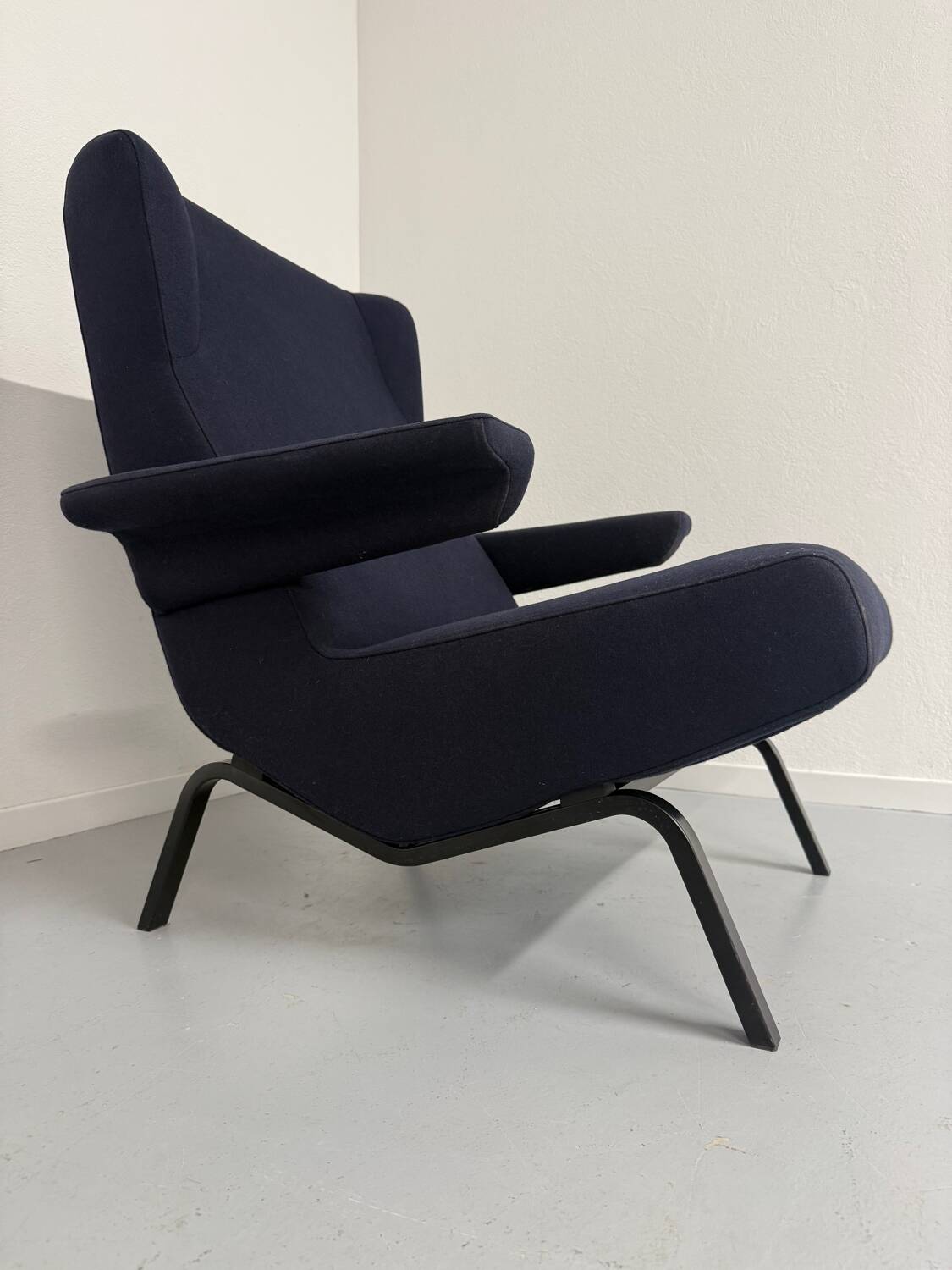 Archi Ligne Roset armchair, Pierre Paulin design, CM 195 HD, vintage blue