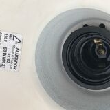 Lampe Aluminor noire et grise 1970
