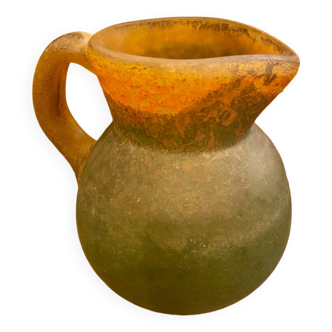 G de Feure glass paste pitcher