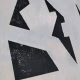 Modern geometric painting