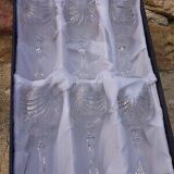 Set of 12 Lorraine crystal glasses