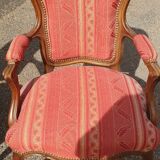 Paire  de fauteuils Cabriolet style Louis XV