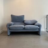 Maralunga 2-seater sofa by Vico Magistretti for Cassina