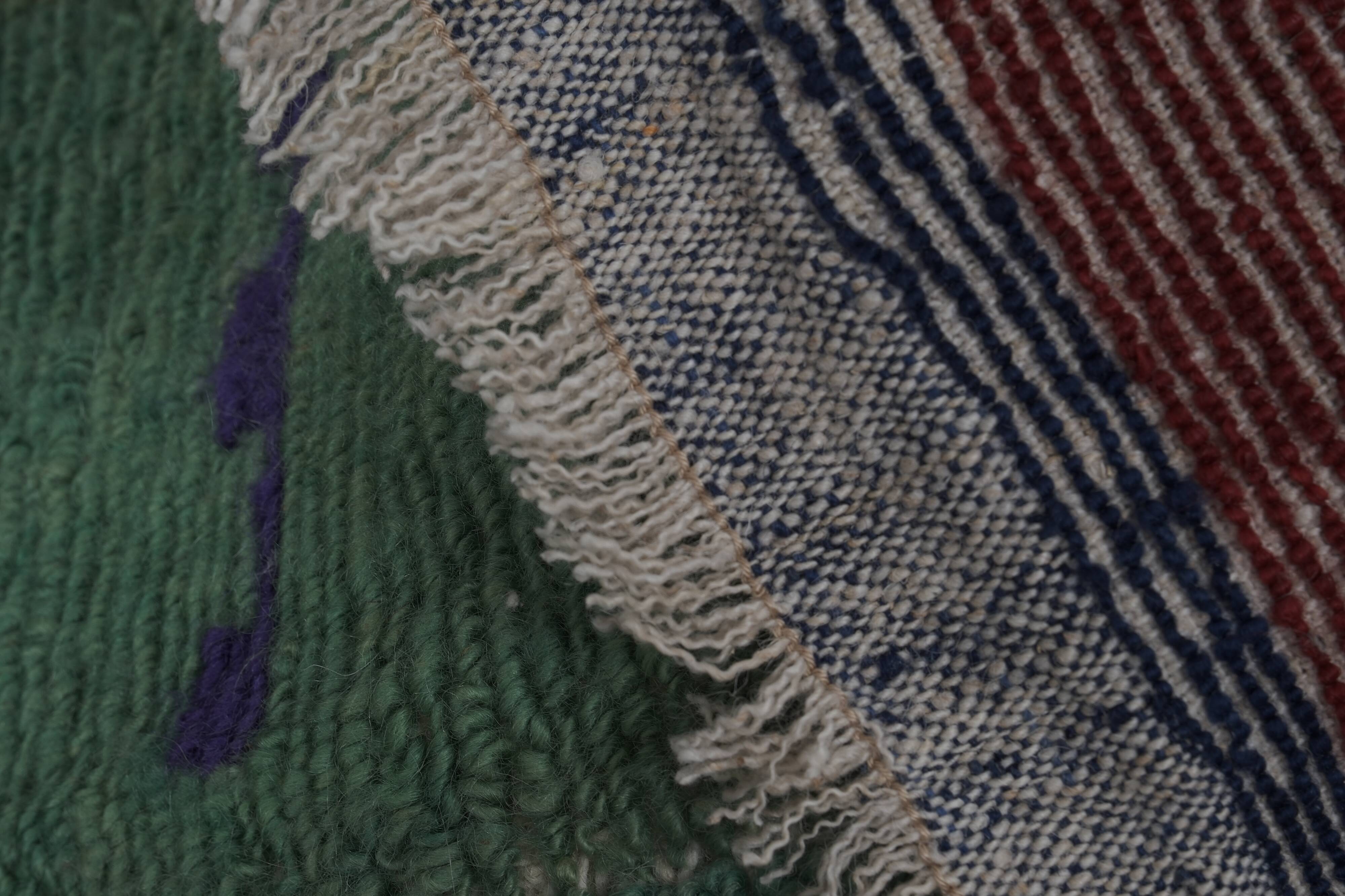 Vintage Turkish Oushak Rug Handwoven 107x160 cm