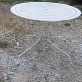 Wrought iron garden table 1900