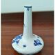 Petit vase / flacon de larmes en Delft bleu