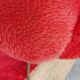 pair of vintage armchairs (red fur)