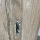 Large row of solid oak loom sliding doors