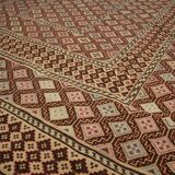 Tapis de salon tissé à plat fait à la main 190x300cm