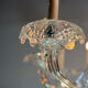 Venetian lustre in colourless Murano glass, 12 light arms, circa 1900