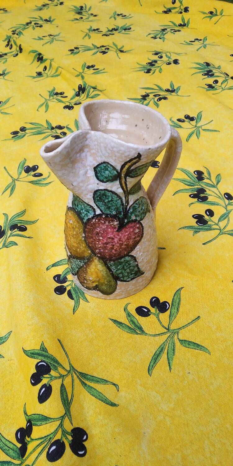 Sanguino Toledo Sangria Pitcher and Six Cylinder Glasses