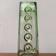 Brutalist glass block vase from the mid-century space age, 1960s