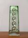 Brutalist glass block vase from the mid-century space age, 1960s