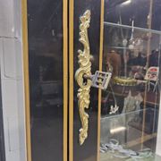 Vintage Chinese display cabinet with flowers and birds / Bohemian