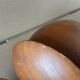 Old turned wooden box