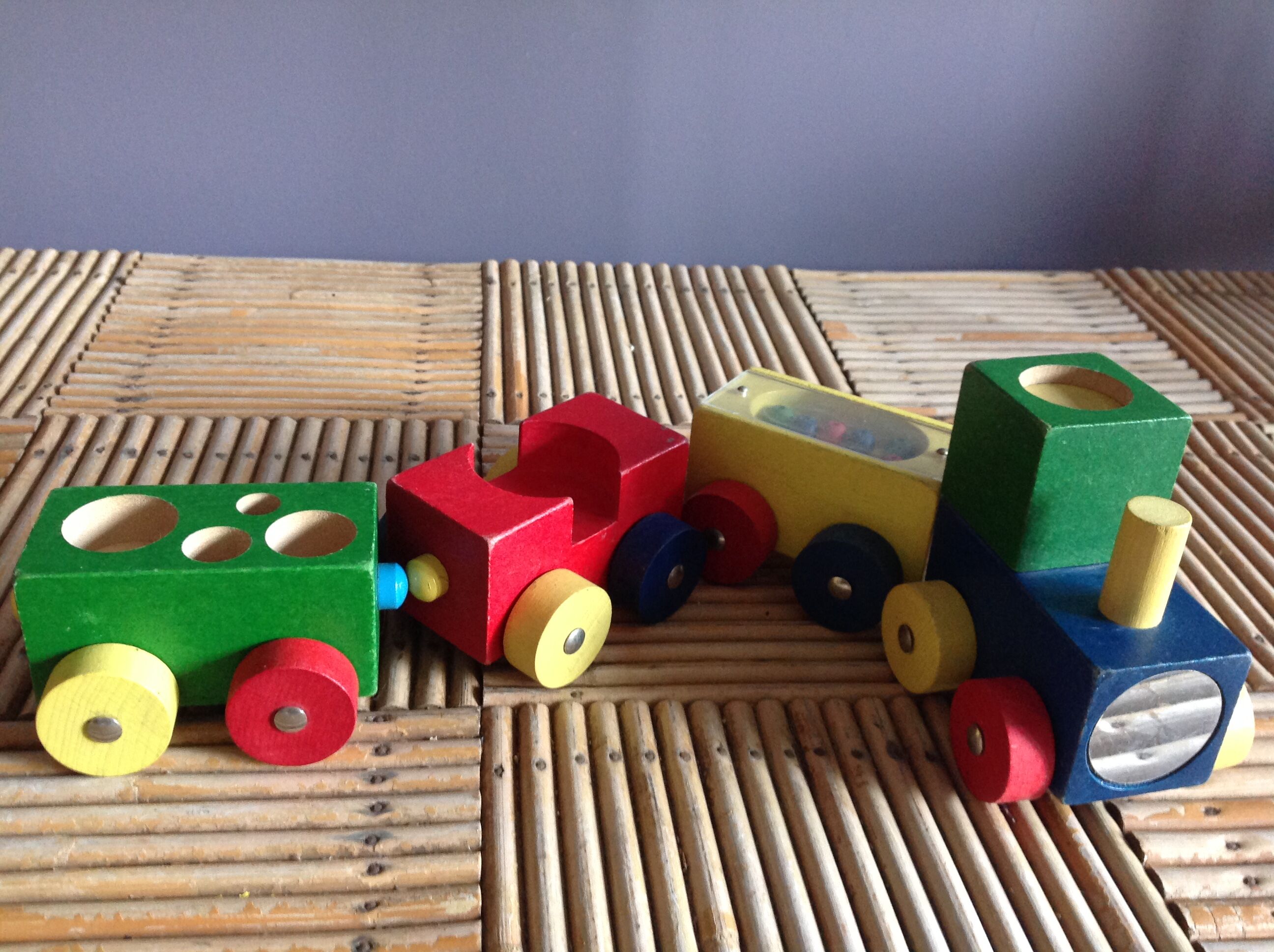 Wooden train