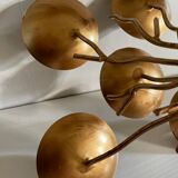 Golden candle holder