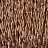 Terracotta lamp, string blinds, cable and vintage switch