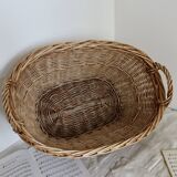 Large vintage basket with handles