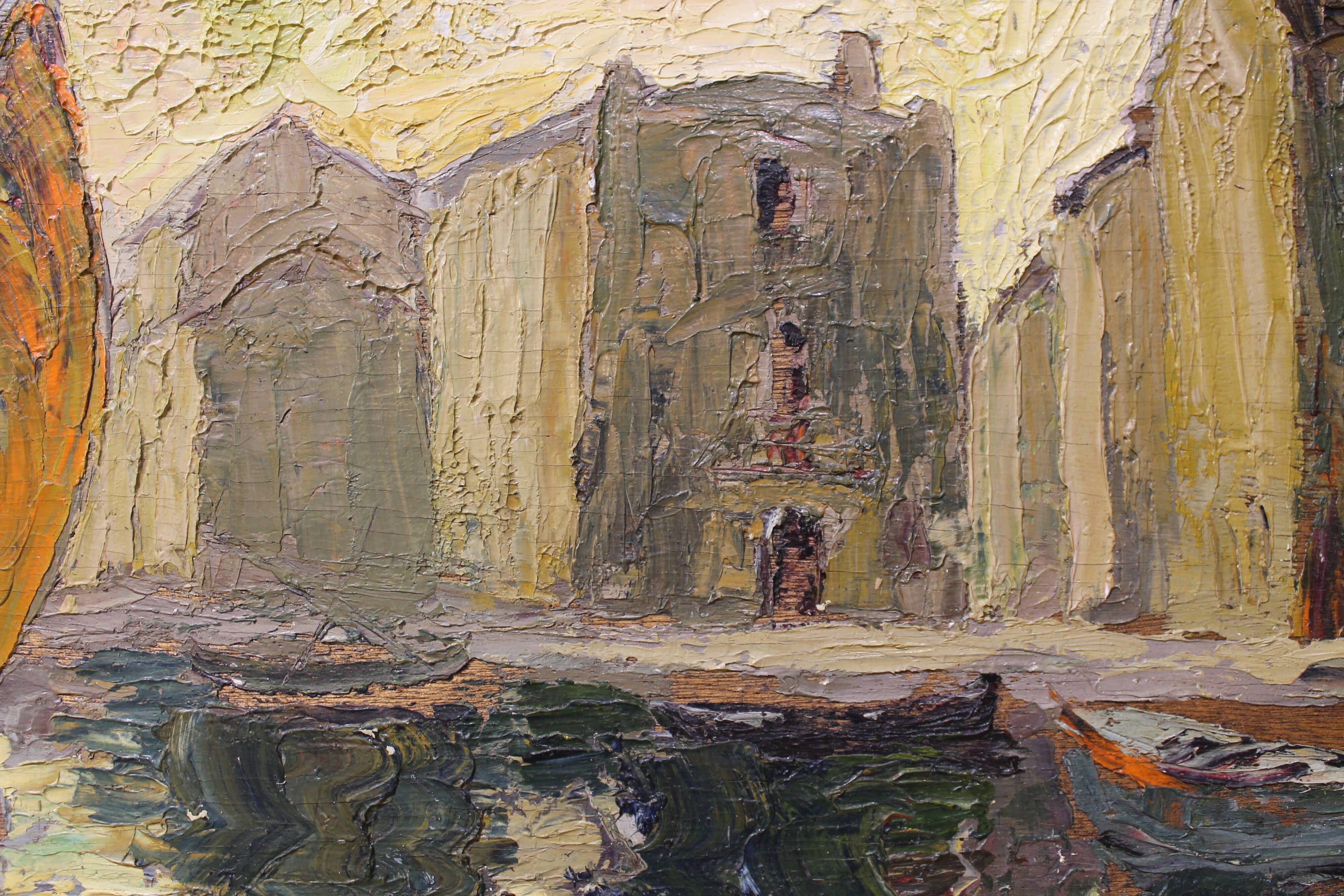 Marine painting by Henri Olive des Martigues