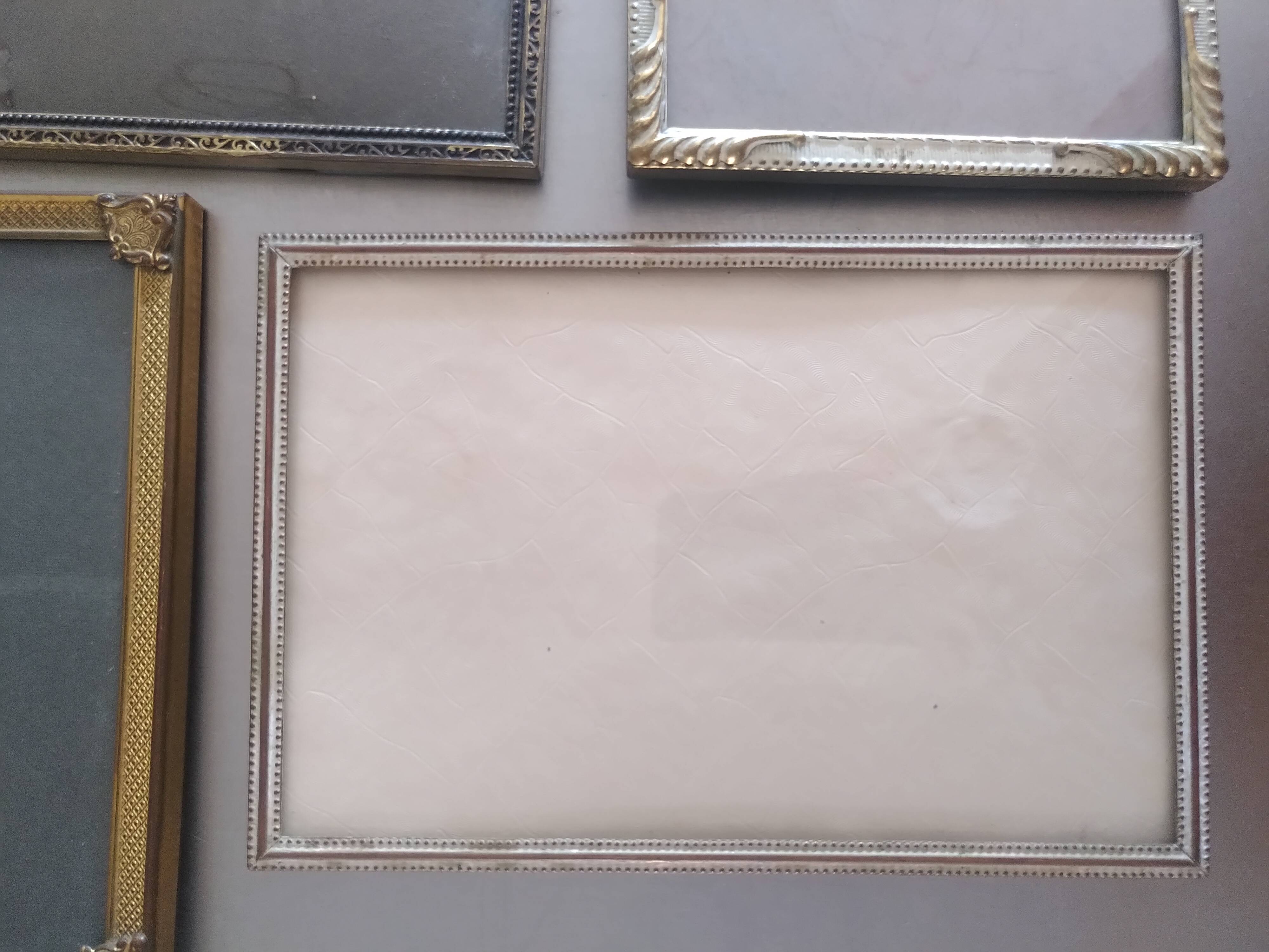 Set of 4 Danish photo frames 40s