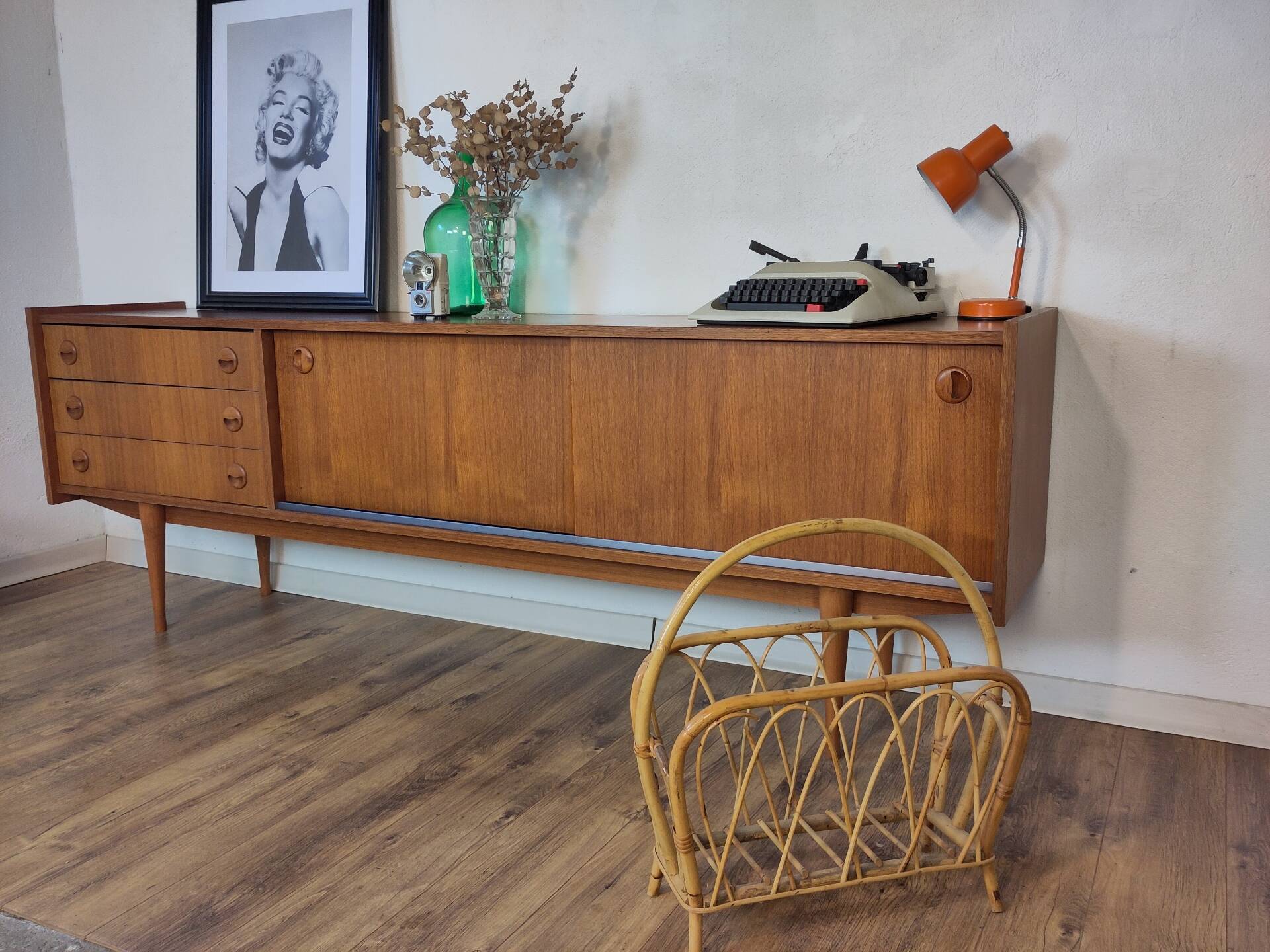 Scandinavian teak sideboard