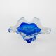Flower platter, Murano glass, Italian design, 1960s, made in Italy