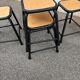Set de 6 tabourets empilables