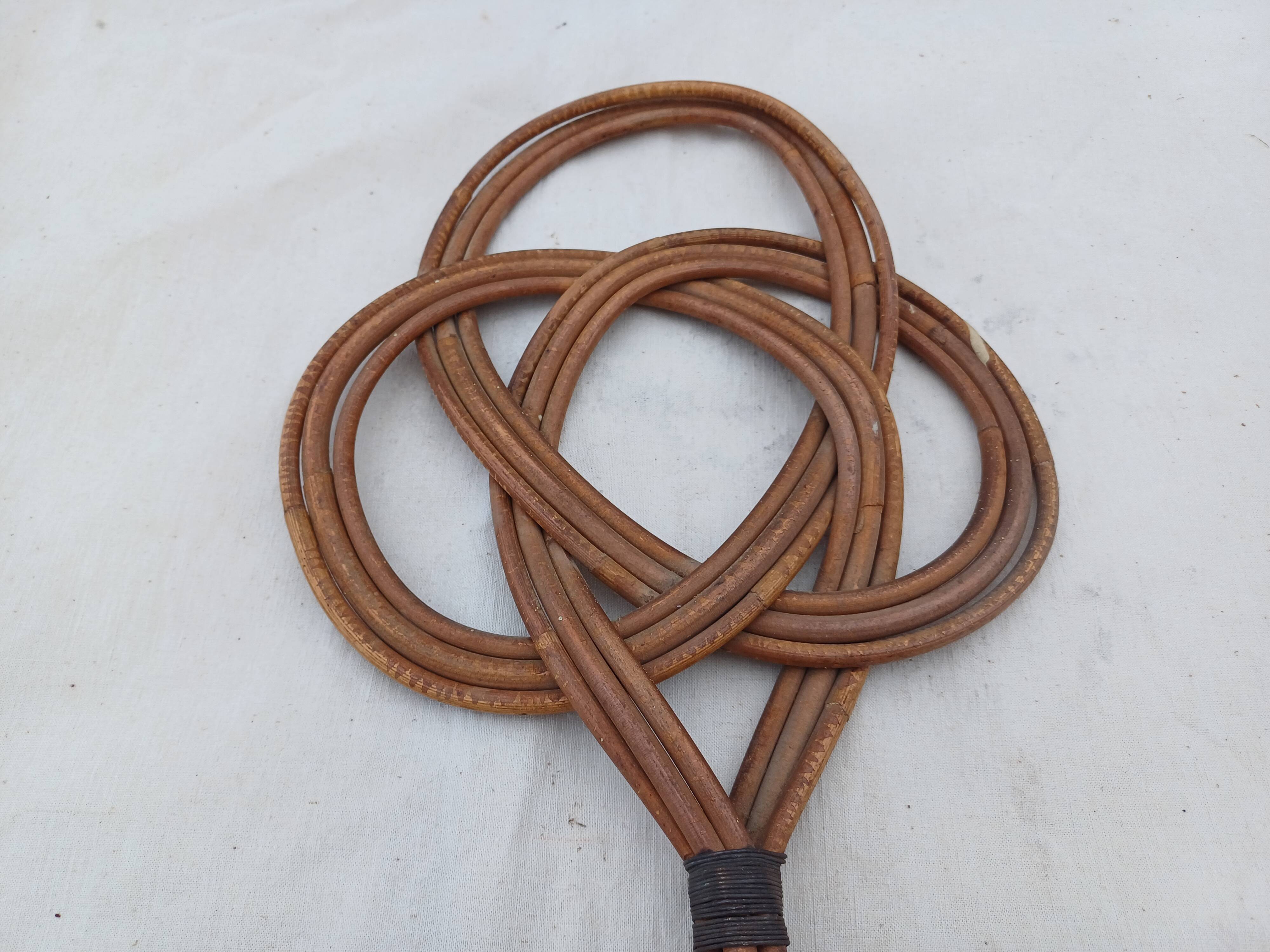 Antique Vintage Wicker Carpet Tap