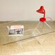 Glass and plexiglass coffee table - David Lange