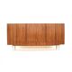 Large vintage rosewood sideboard with 6 doors from the 1960s