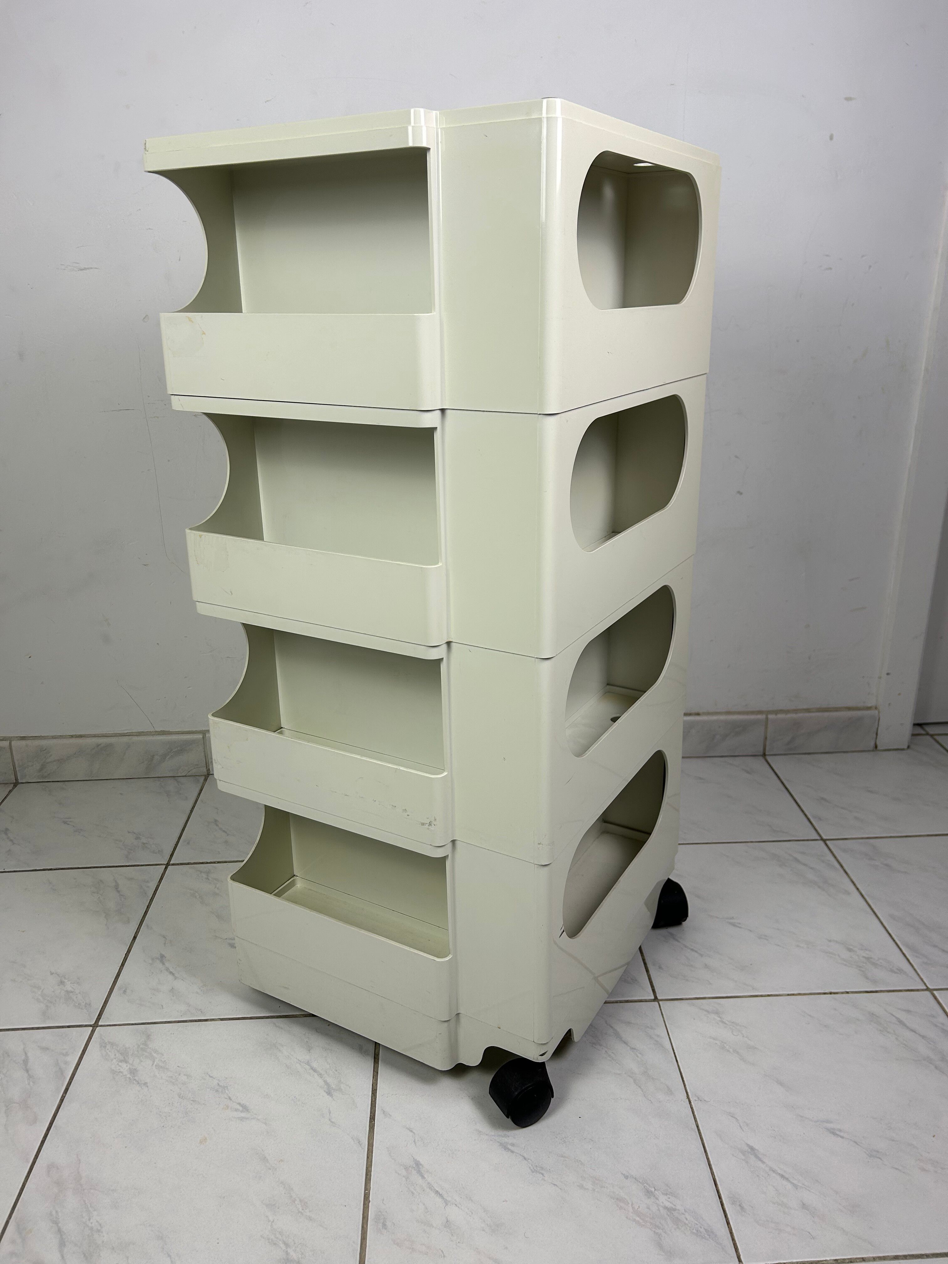 Vintage Boby trolley Joe Colombo Bieffeplast space age