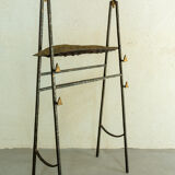 Jean Jacques Argueyrolles, clothes throwers and pockets in patinated welded iron