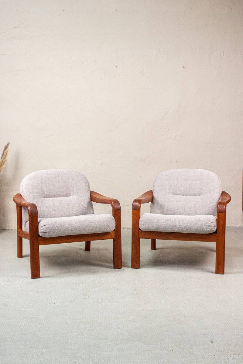 Fauteuil Vintage en Teck de Komfort, Danemark, 1980s