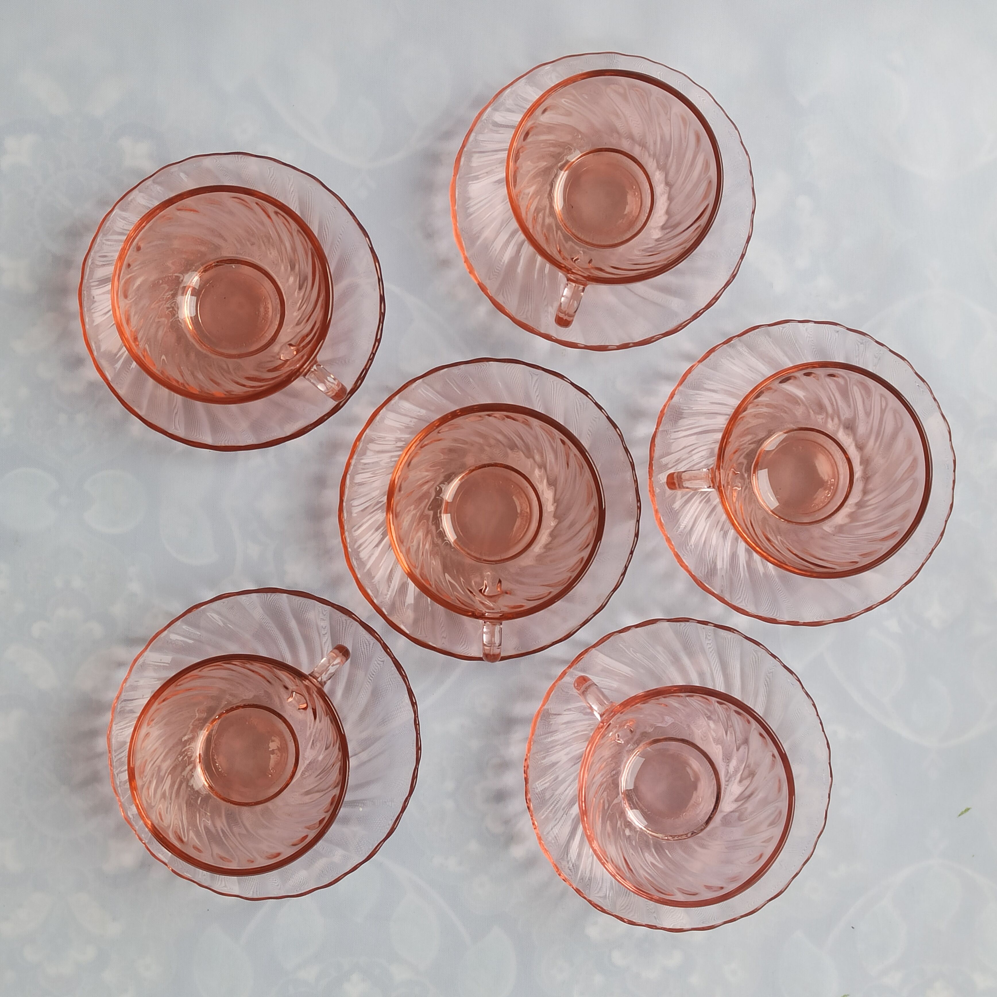 Rosaline Arcoroc coffee cups