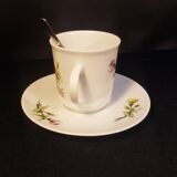 Tasse et sous-tasse Centaurée création MOBIL