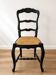 Louis XV style wooden chair – straw seat