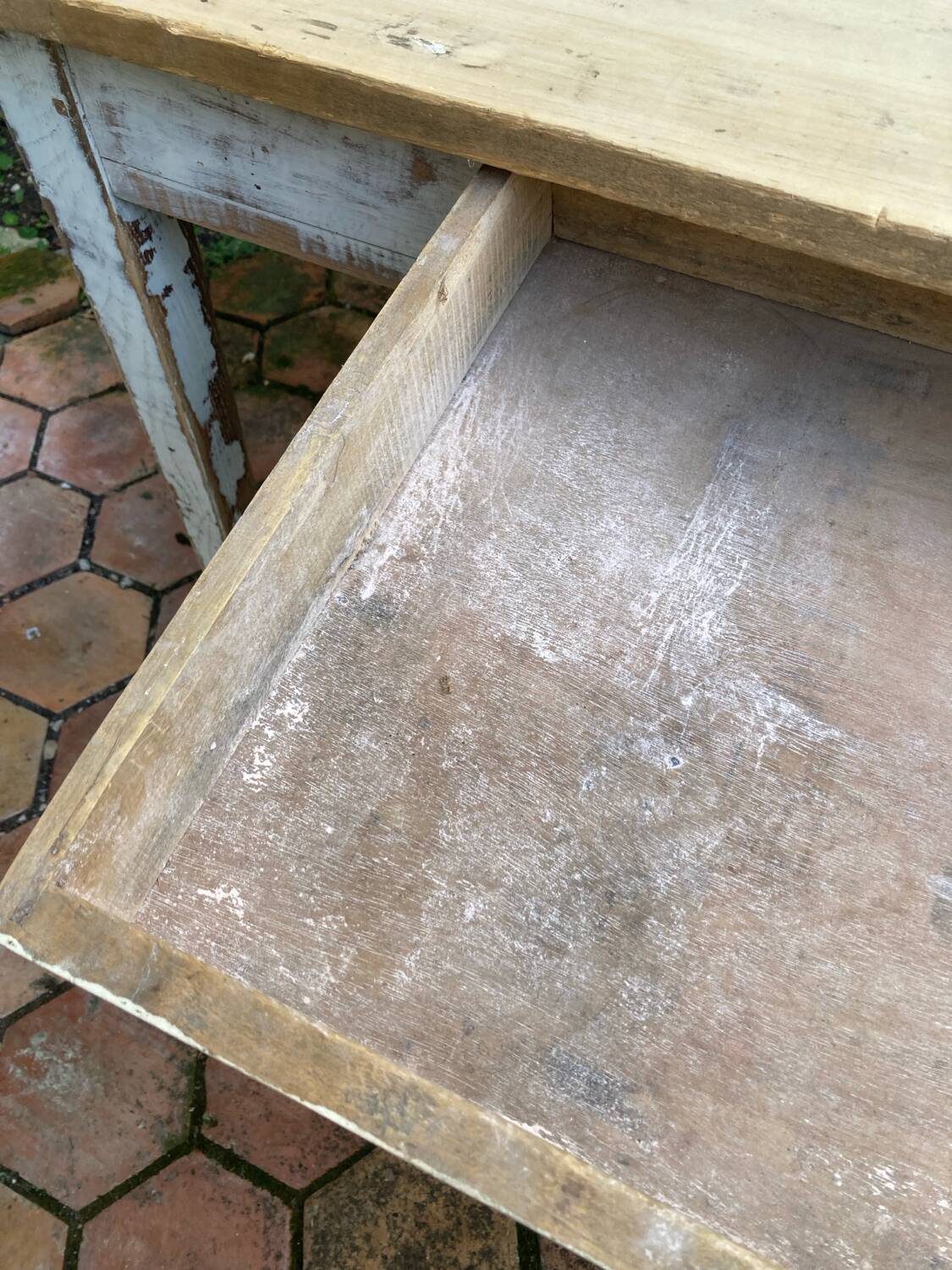 Vintage farmhouse table