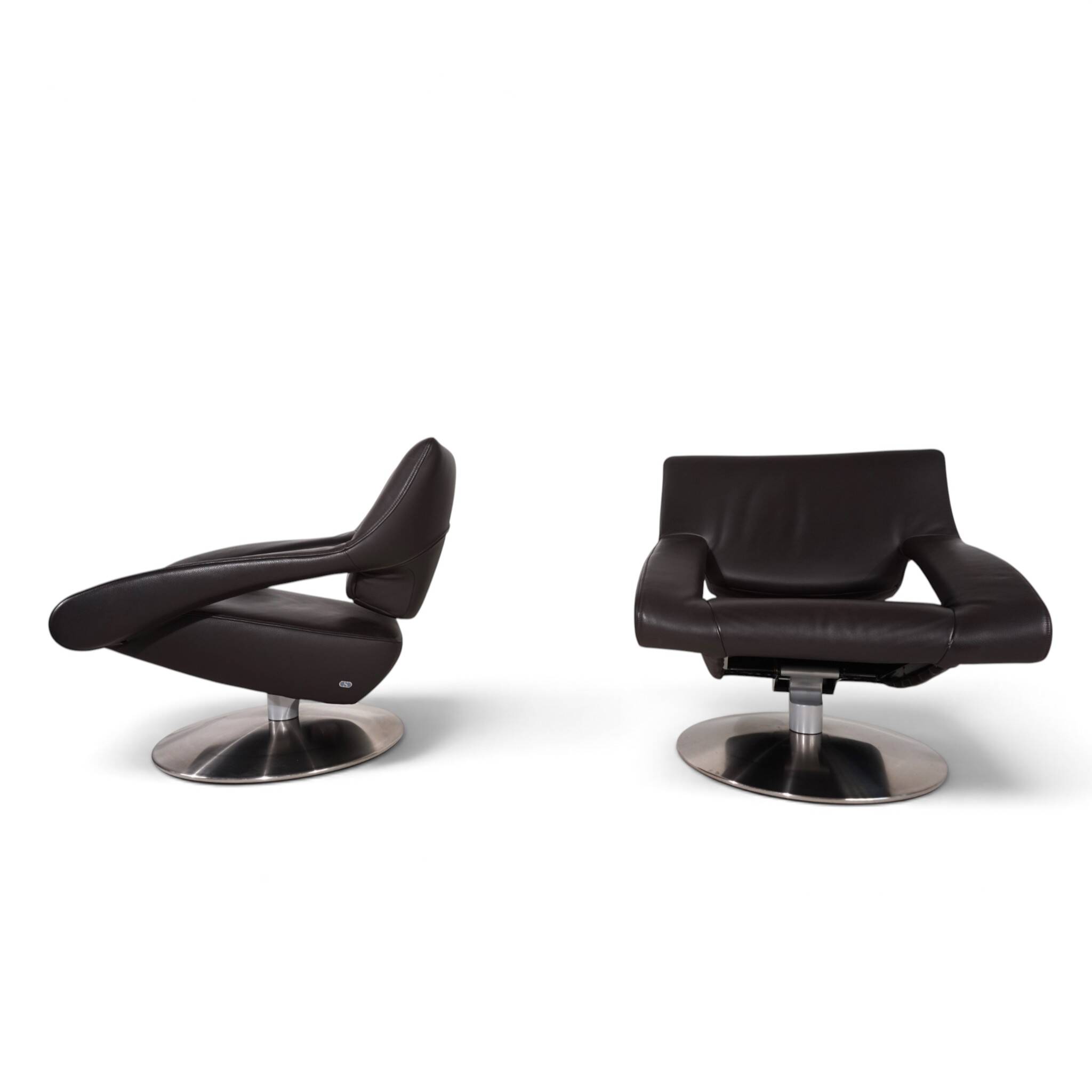 De Sede DS-255 Avantgarde Lounge Chair in Dark Brown Leather, 2000