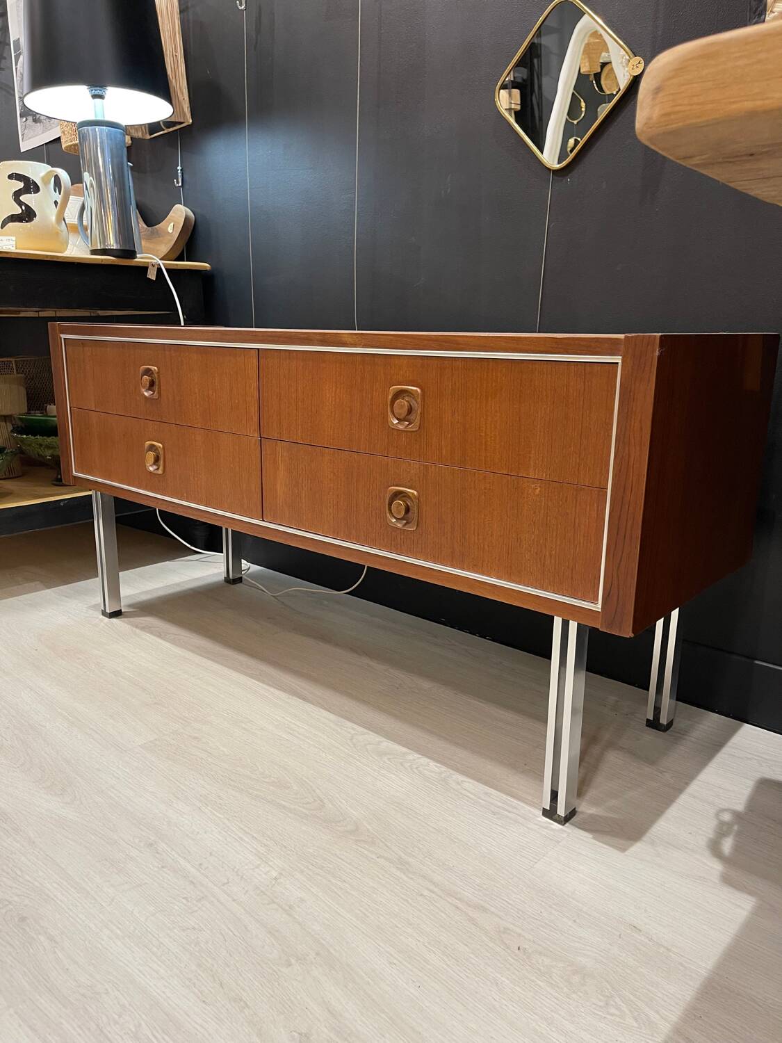 Small teak sideboard 1970