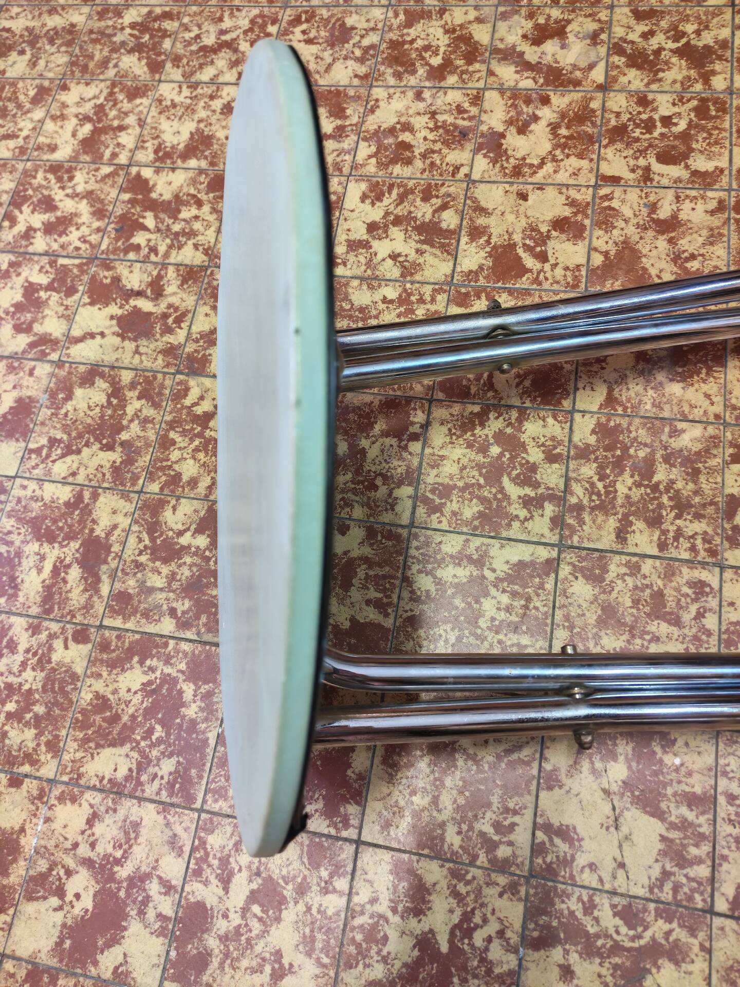 Tabouret pliant vintage Allemagne de L'Est 60/70