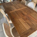 Monastery table with these medallion chairs and bistros