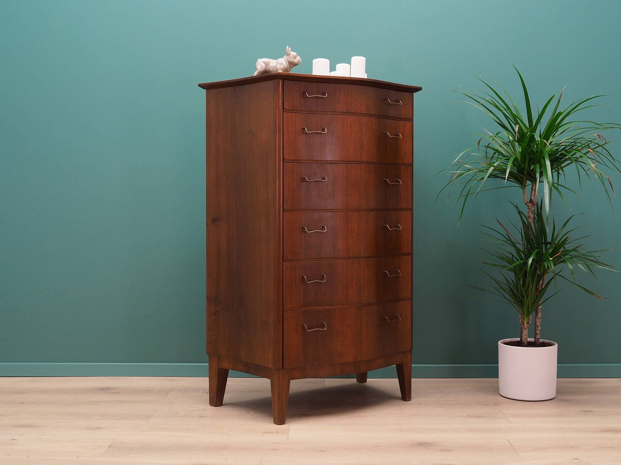 Mahogany chest of drawers, Danish design, 1960s, manufacturer: Øm Mobelfabrik