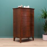Mahogany chest of drawers, Danish design, 1960s, manufacturer: Øm Mobelfabrik