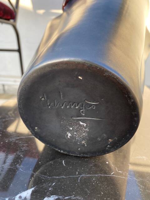 Vintage Elchinger ceramic vase