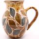 Sixties pitcher with foliage by Jean-Claude Malarmey in Vallauris