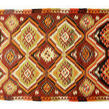 Anatolian handmade kilim rug 286 cm x 156 cm