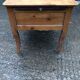 Antique Louis XV table with 3 drawers and 1 pull-out in solid cherry wood